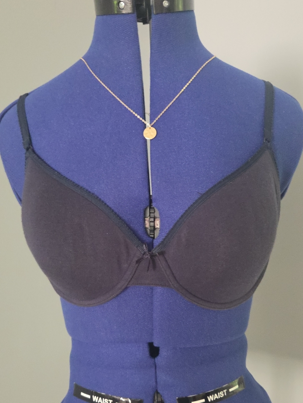 aerie Navy Everyday Lightly Lined Underwire Bra with Bow Accent